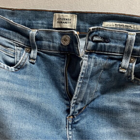 Citizens of Humanity rocket ankle Blue Women's Skinny Jeans Sz 26 - Picture 13 of 13